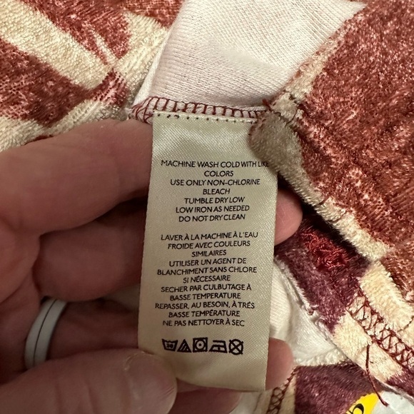 We the Free Terry Cardigan Hoodie Pullover, Size Large (v) - Picture 9 of 10